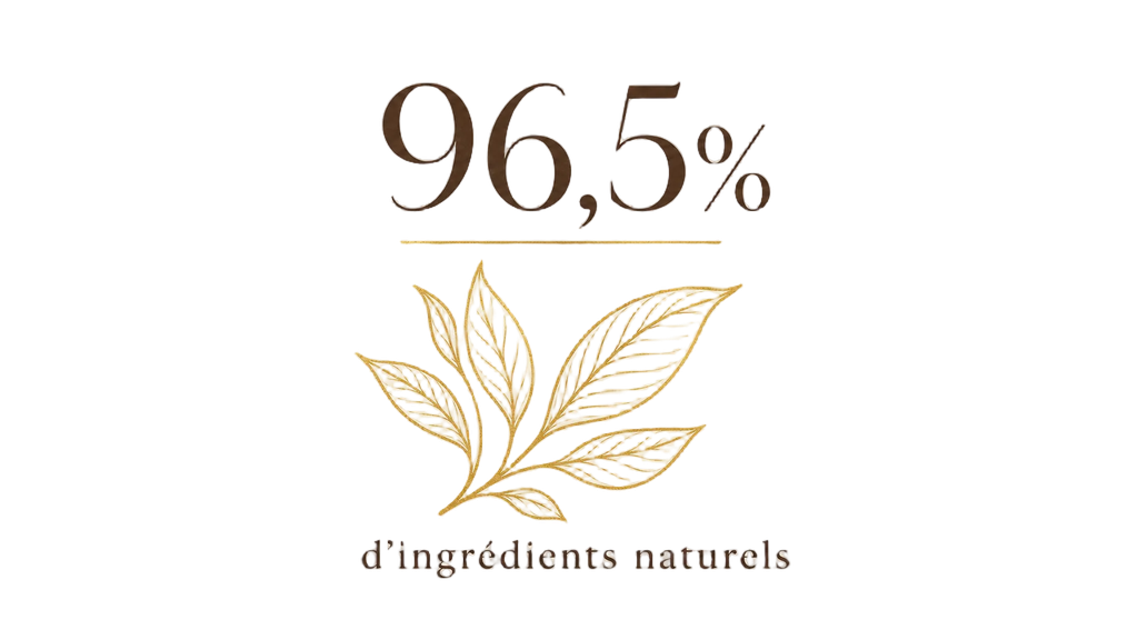 Clean premium badge design on a soft cream (#f5f0e1) background with subtle paper texture. In the ce
